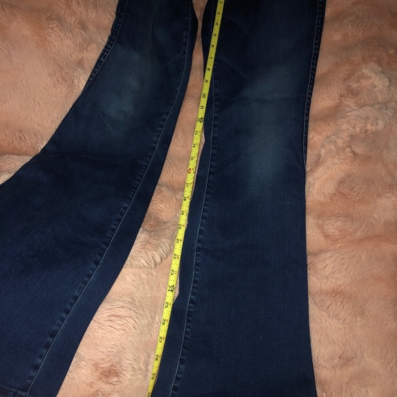 7 for  all mankind high waist vintage bootcut jeans with a flare - Picture 5 of 8